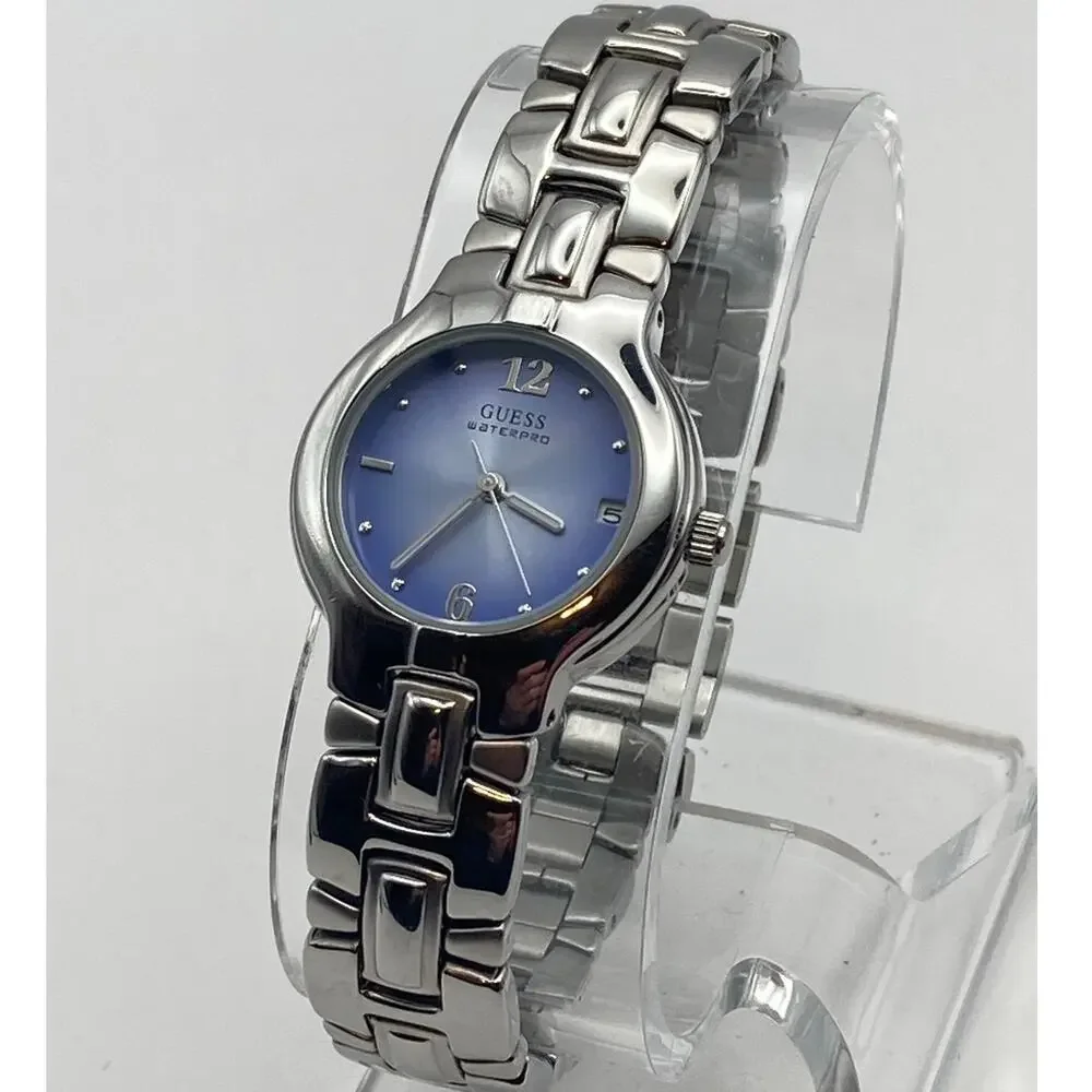 Guess Waterpro Women's Watch 26mm  - New Battery WR 100m Wrist 6.75-7